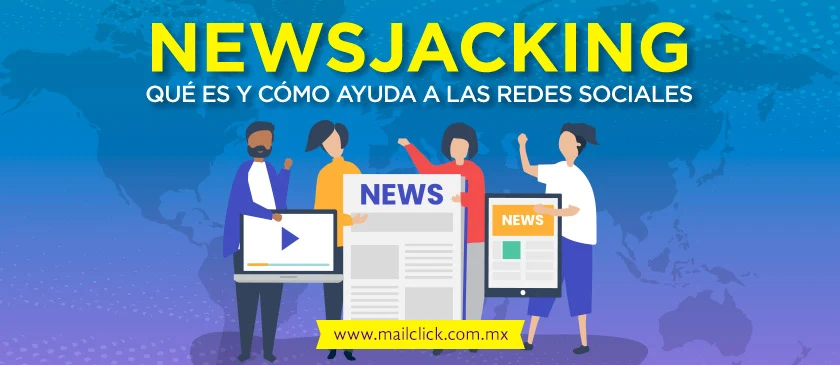 Personas monitoreando noticias para crear newsjacking en redes sociales
