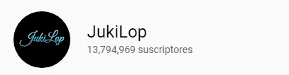 Imagen de Perfil de Jukilop, 13,794,969 suscriptores