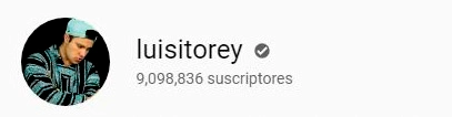 Imagen de perfil de Luisito Rey 9,098,836 suscriptores