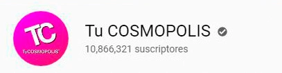 Imagen de Perfil de Tu Cosmopolis, 10,866,321 suscriptores