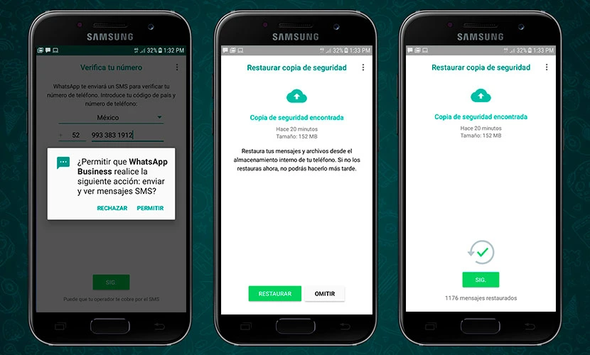 Copia de seguridad en Whatsapp