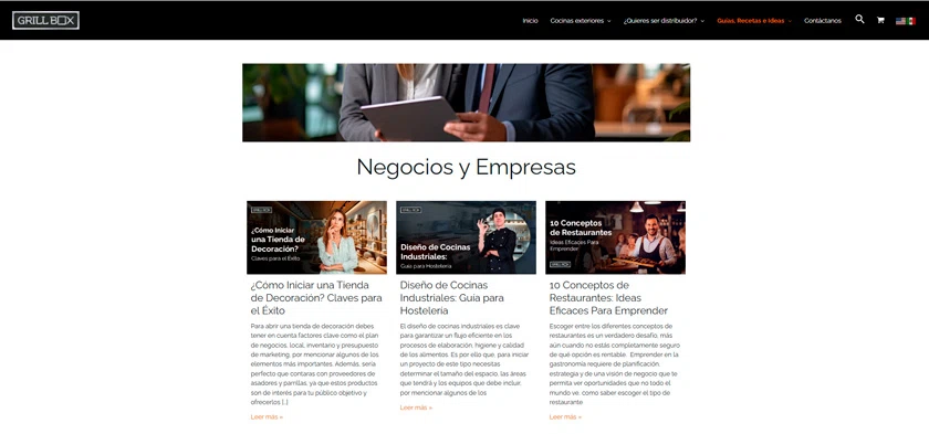 Ejemplo de sitio web optimizado para SEO