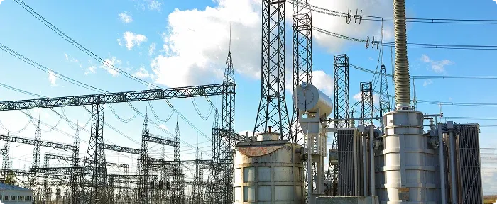 Planta eléctrica, parte del sector energético en la industria