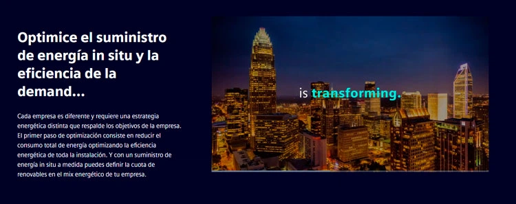 Página web de Siemens