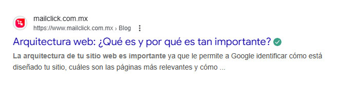 Ejemplo de título de página utilizando palabra clave