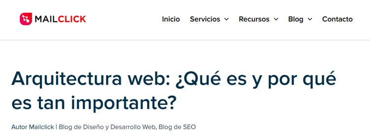 Ejemplo de palabra clave en h1