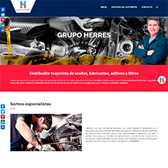 Desarrollo de página web para empresa Grupo Herres